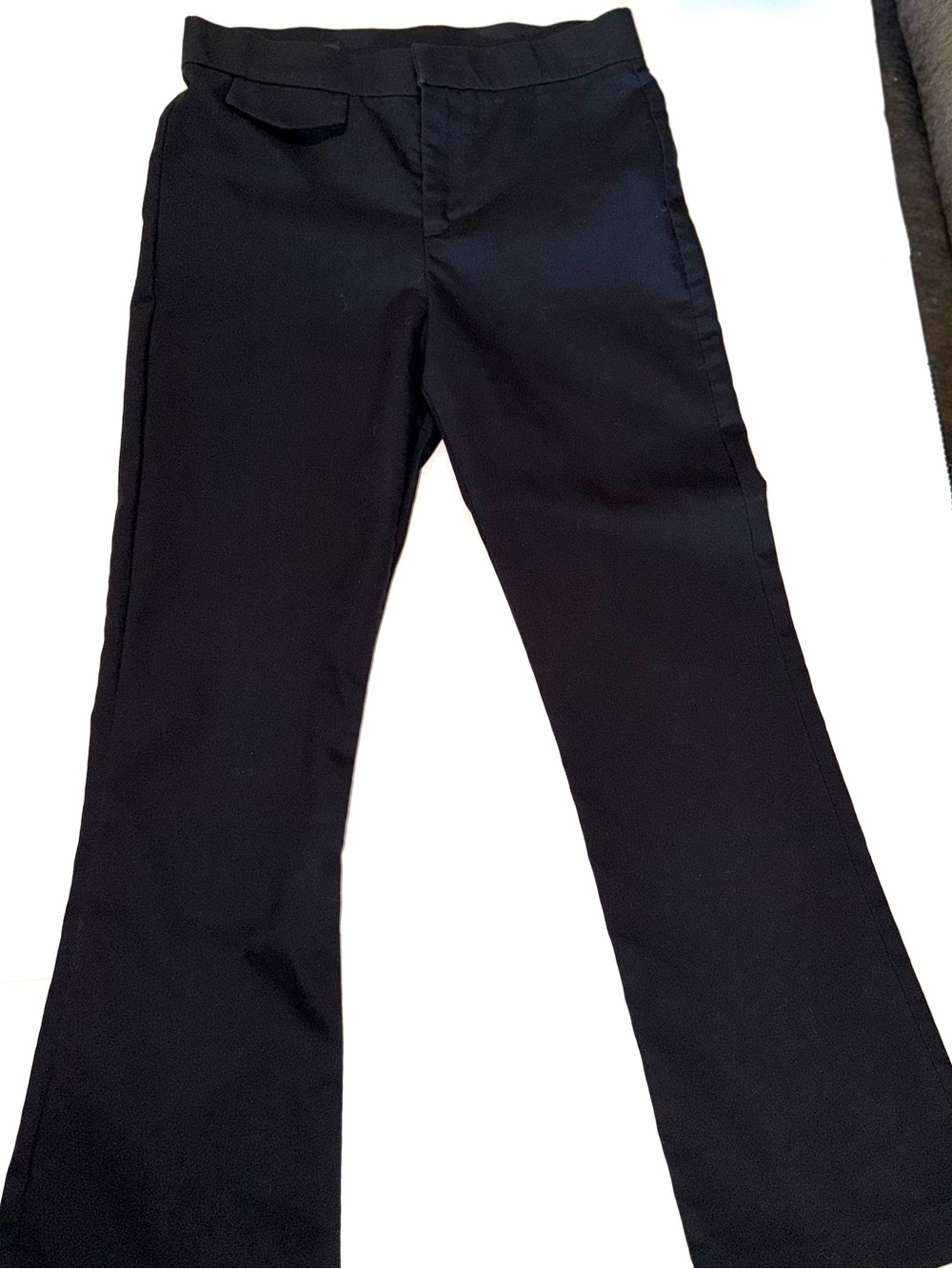 Zara Black Women's Trousers with Subtle Texture